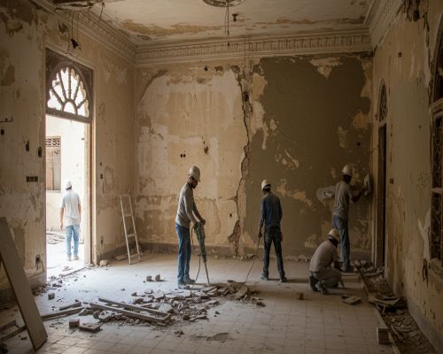 تكسير الفلل وترميمها | ضمان الجودة والأمان | خدمة 24 ساعة 28 تكسير الفلل وترميمها