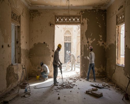 تكسير جدران الدمام